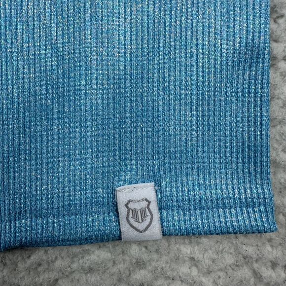 NWT Eleven Venus Williams Stay Glossy Leggings Women's XL Ice Sky 7/8 Activewear - Picture 2 of 10